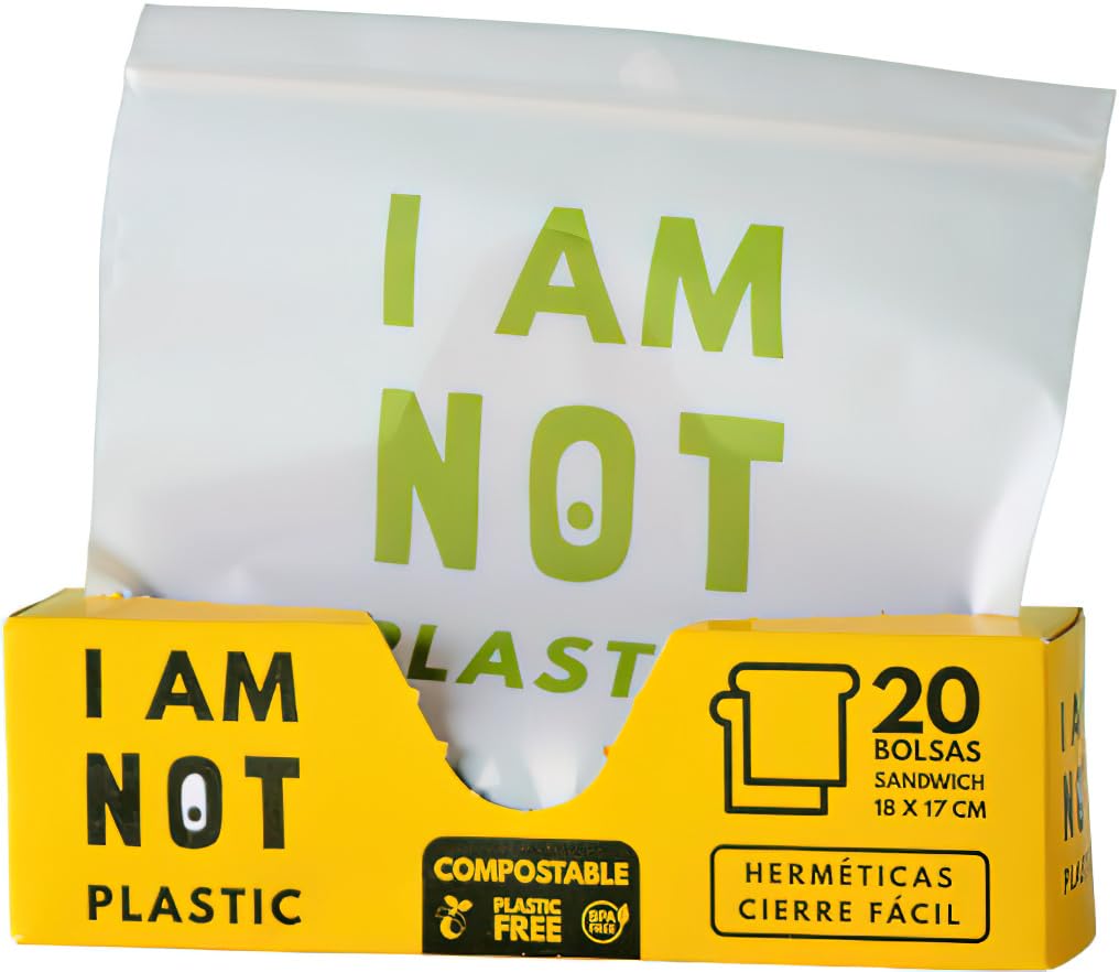 Amazon.com: I Am Not Plastic ST144020 Pack of 20 Hermetic Bags, 18
